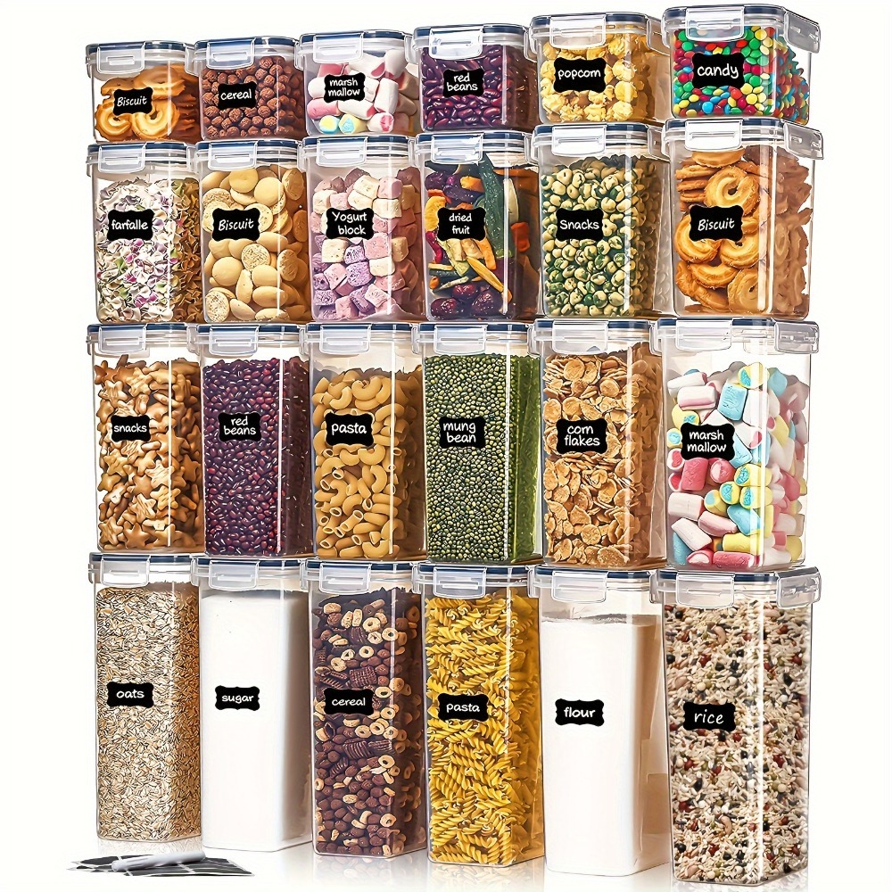 Kitchen Appliances Gift - 24 Recipientes para Almacenamiento de Alimentos,