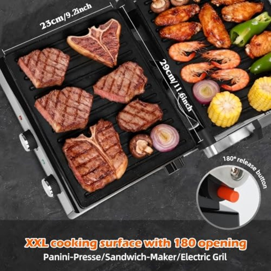 Prensa para sándwiches Panini  - Sandwich Press Grill reseña y precio
