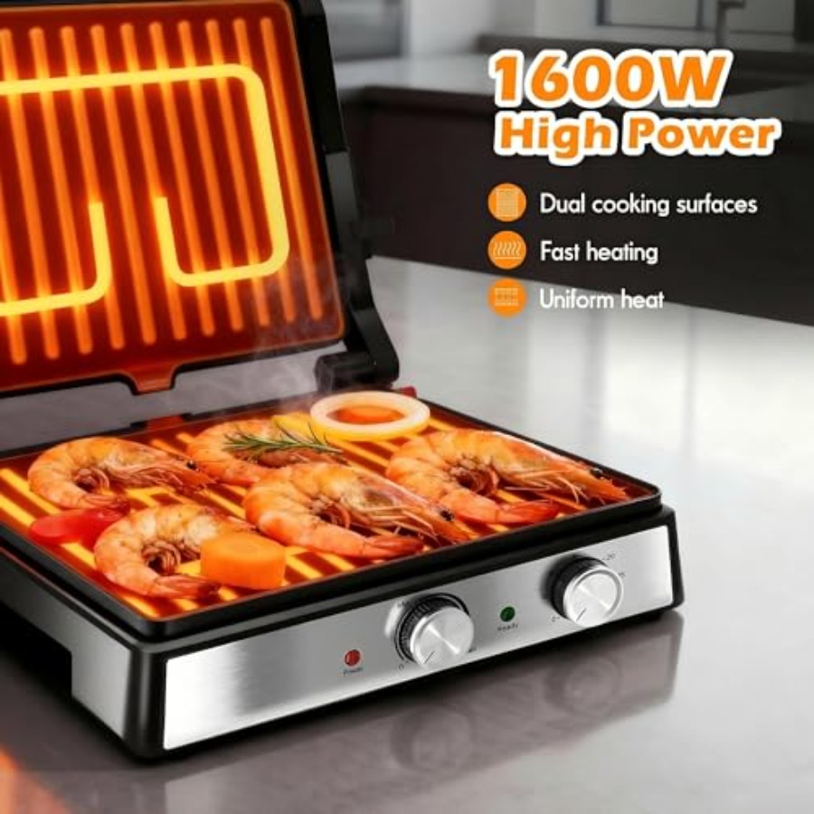 Prensa para sándwiches Panini  - Sandwich Press Grill reseña y precio