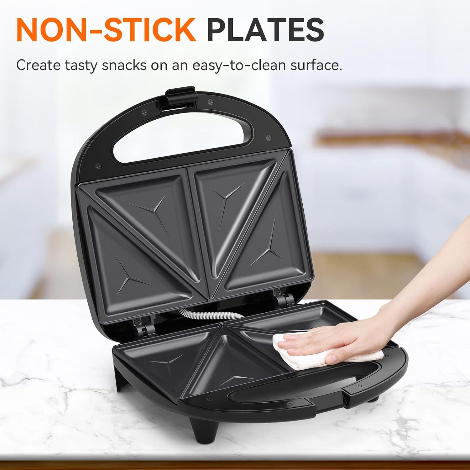 Máquina para hacer sándwiches, - Sandwich Press Grill reseña y precio