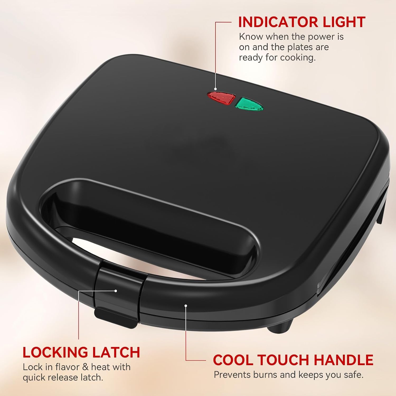 Máquina para hacer sándwiches, - Sandwich Press Grill reseña y precio