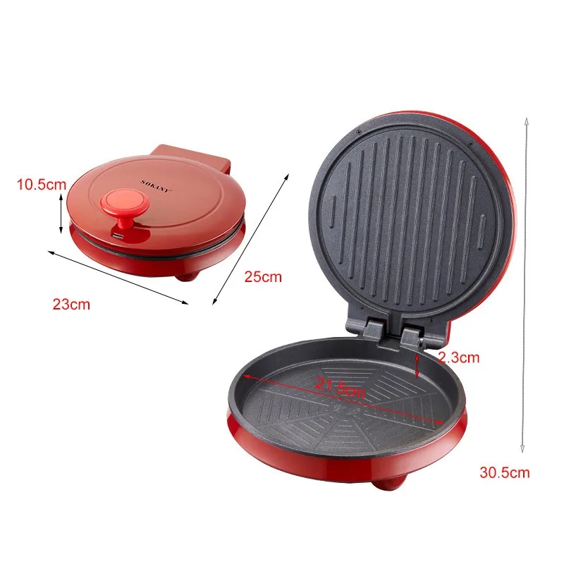 Máquina Eléctrica para Pizza d - Sandwich Press Grill reseña y precio
