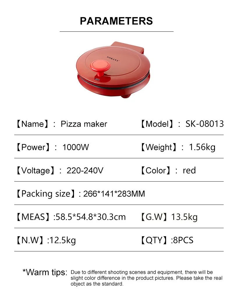 Máquina Eléctrica para Pizza d - Sandwich Press Grill reseña y precio
