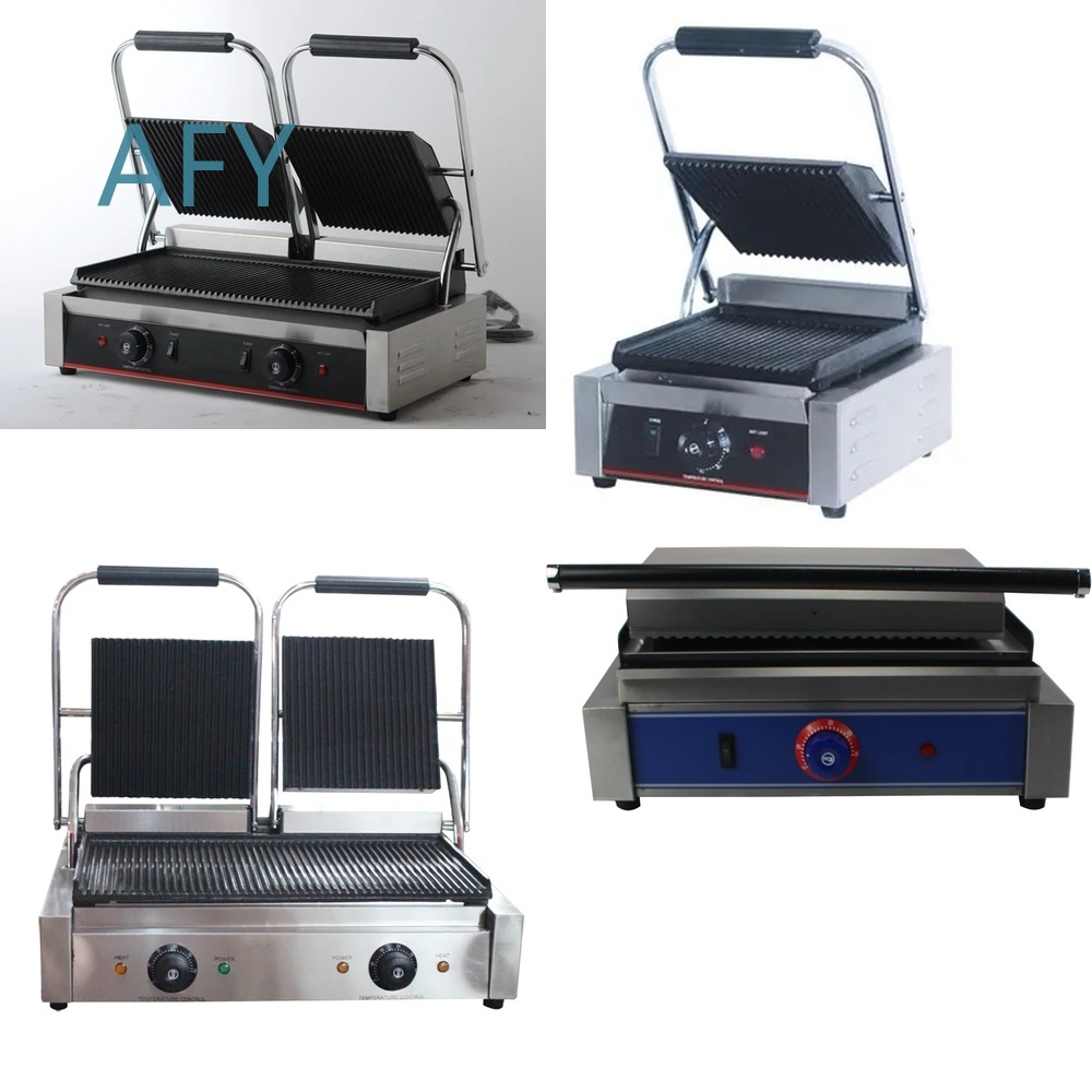 Prensa Eléctrica Comercial par - Sandwich Press Grill reseña y precio